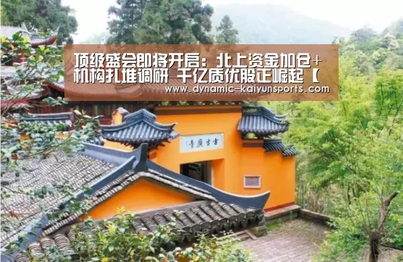 顶级盛会即将开启:北上资金加仓+机构扎堆调研 千亿质优股正崛起【开云官网】(图3) 开云官网